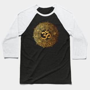 'Sacred Gold Mandala Spiritual Yoga' Awesome Yoga Gift Baseball T-Shirt